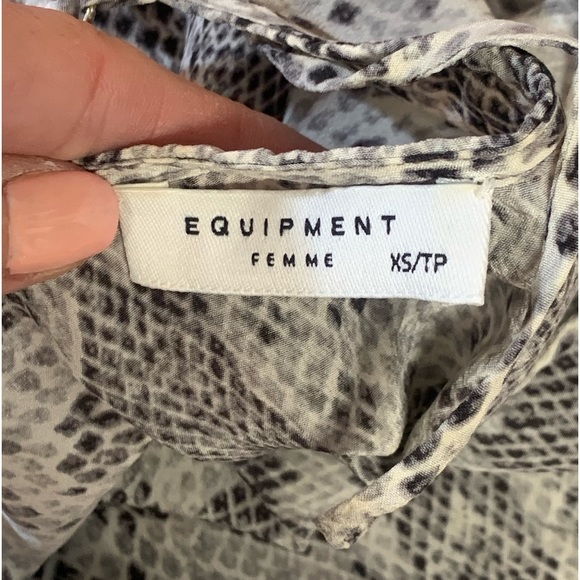 Equipment Layla Python-printed Silk Camisole XS - Picture 3 of 3